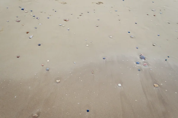 Όμορφη άμμο φόντο με μικρές πέτρες — Φωτογραφία Αρχείου