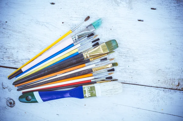 Sanatçı Boyası Fırçaları — Stok fotoğraf