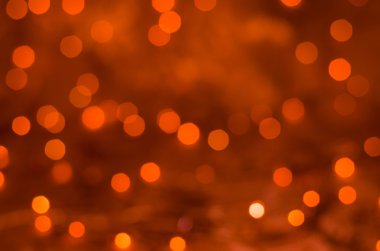 Turuncu bokeh doku Noel arka plan