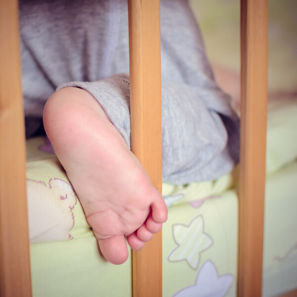 Cute baby's foot