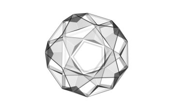 arka plan ile 3D render Küre