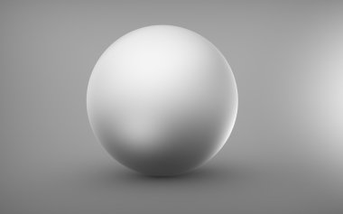 arka plan ile 3D render Küre