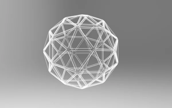 arka plan ile 3D render Küre