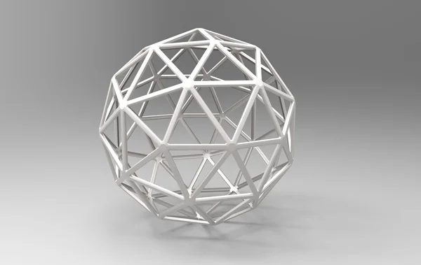 arka plan ile 3D render Küre