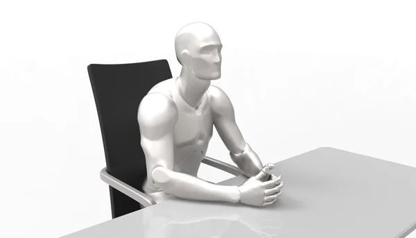 3D human business meeting. — Stock Photo, Image