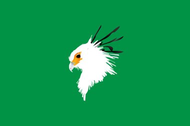 Kartal başını vektör grafik maskot görüntüsü