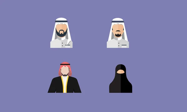 Arabisch saudi Charakter — Stockvektor
