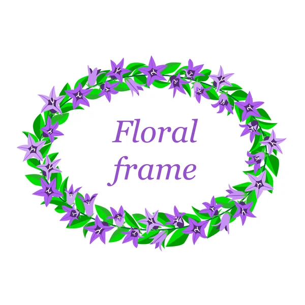 Bluebells çerçeveli. 