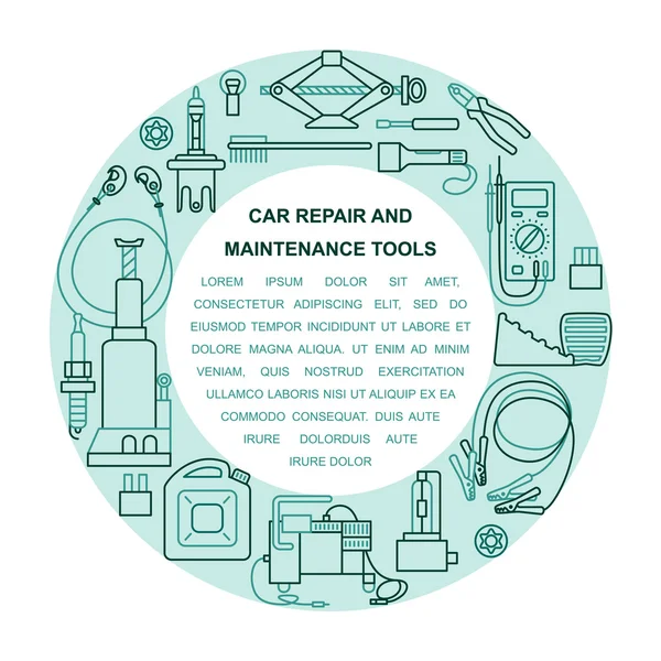 Araba tamir ve bakım araçları topluluğu.