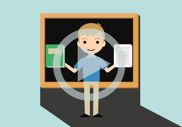 E-öğrenme kavramı online eğitim ve online öğretmen