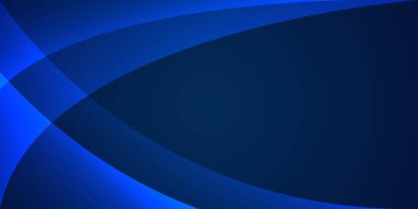 Eğri şekilli koyu mavi arkaplan. Pankartlar, posterler, el ilanları, duvar kağıtları, sunumlar için uygun tasarım. Vektör illüstrasyonu.