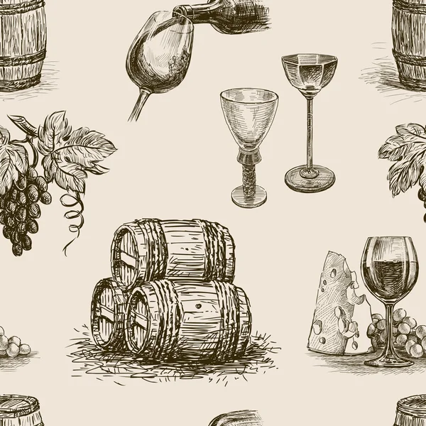 Modèle de vinification — Image vectorielle