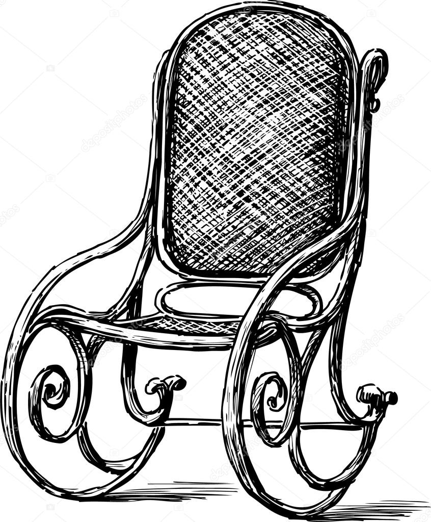 rocking chair sketch