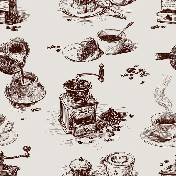 Modèle de café — Image vectorielle