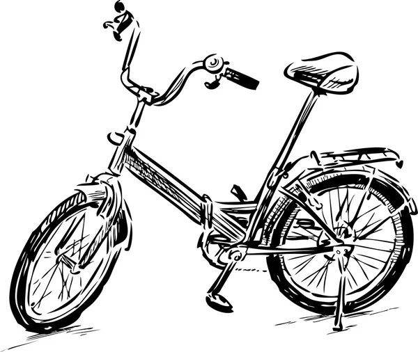 Boceto de una bicicleta — Archivo Imágenes Vectoriales