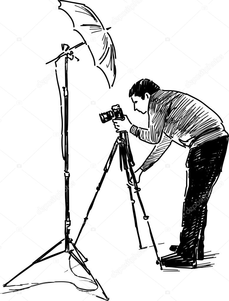 Vintage Camera Sketch Illustration Hand Drawn Vector Outline Drawing  Photography Equipment Stock Illustration  Download Image Now  iStock