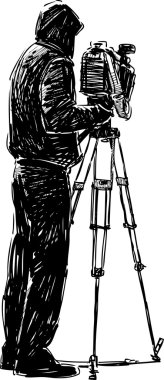 fotoğrafçı bir his ile kamera