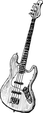 electric guitar sketch