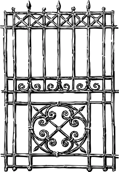 Fragment de clôture — Image vectorielle