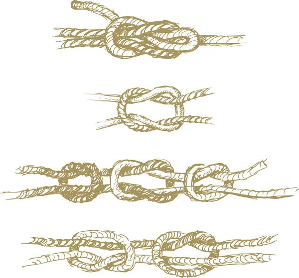 Croquis d'un nœud — Image vectorielle