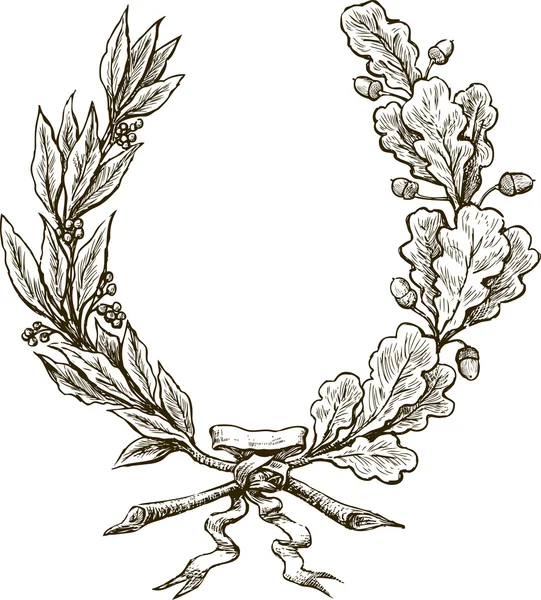 Laurel ve meşe dalları