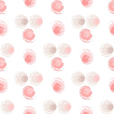 Beyaz zemin üzerine pembe ve bej lekesi