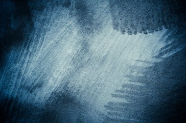 Mavi soyut yüzey fırça