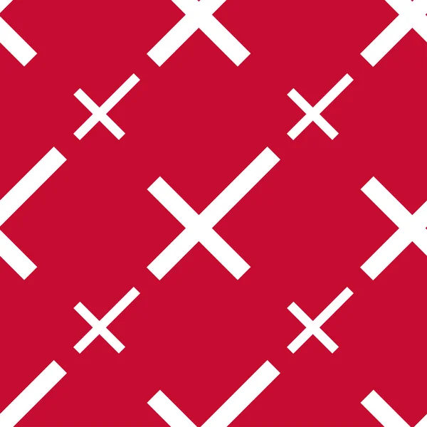 Stiliserade danska flaggan mönster — Stock vektor