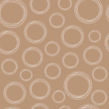 White Circles of Polygonal or Broken Lines on Kraft Paper clipart