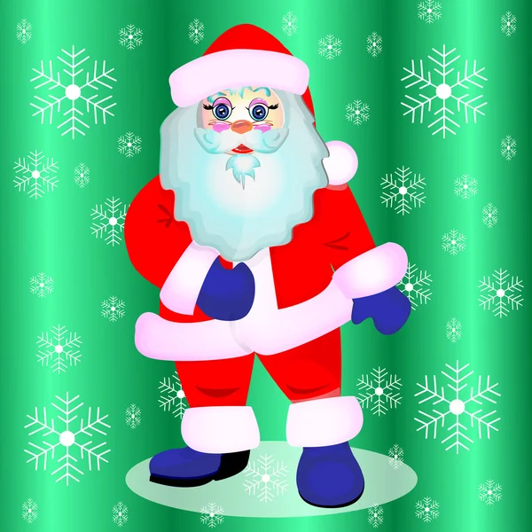 Navidad Santa Claus — Vector de stock