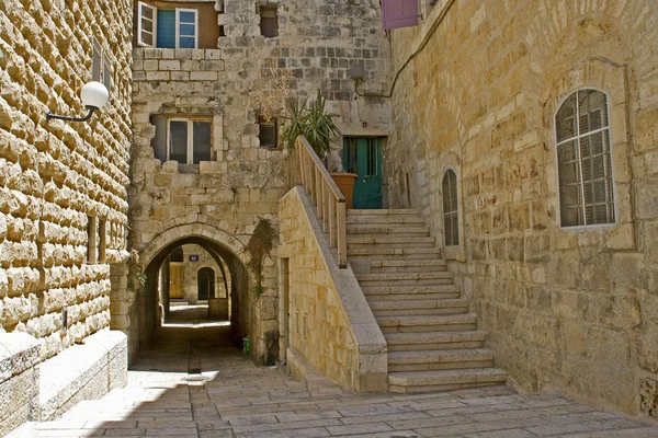 As velhas ruas de Jerusalém — Fotografia de Stock