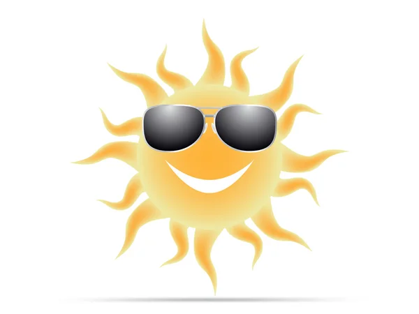 Güneş simge vektör