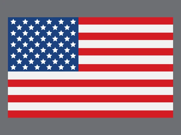 Bandera de los estados unidos — Vector de stock