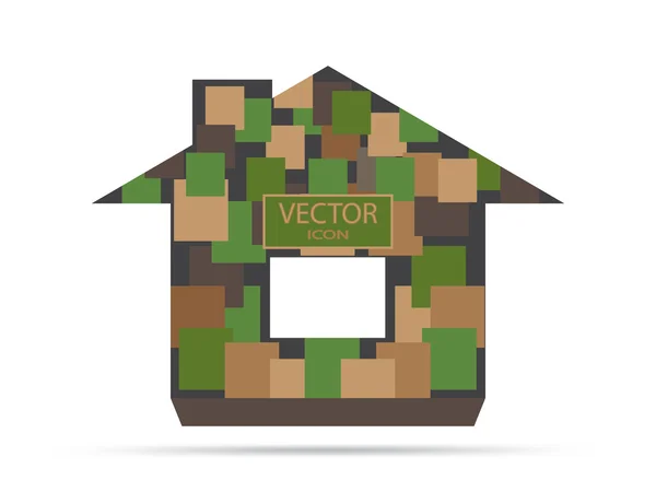 Home-Symbol, Vektor — Stockvektor