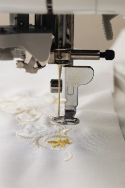 Makine nakışı yakın çekim