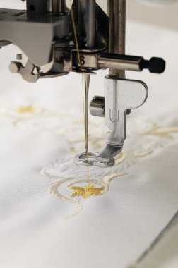 Makine nakışı yakın çekim