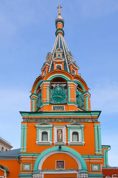 Clocher Avec Clocher Église Grégoire Neocaesarea Moscou — Photo