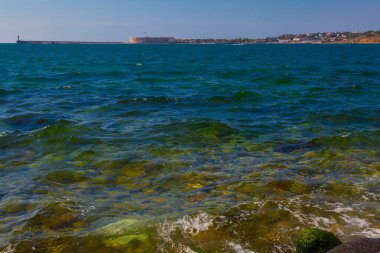 Kırım 'daki Sivastopol Körfezi' nin manzarası