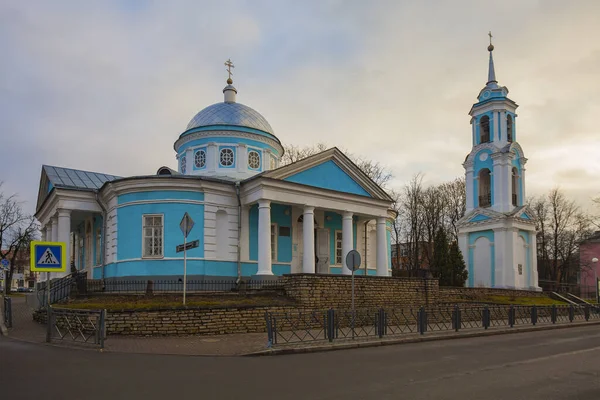 Kirche Mariä Himmelfahrt Aus Polonischtscha Pskow Russland — Stockfoto