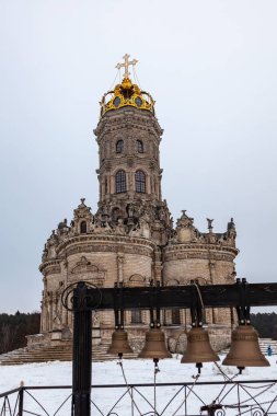 Dubrovitsy 'deki Kutsal Bakire Meryem Kilisesi (Moskova bölgesi, Rusya)
