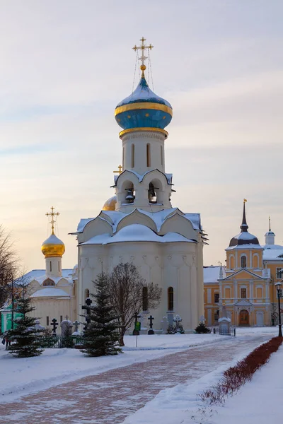 塞尔吉耶夫波萨德 俄罗斯 纪念圣灵降生于使徒的教堂 — 图库照片