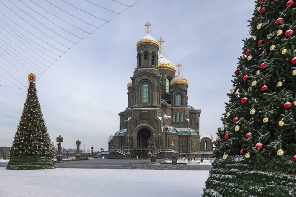 Main Temple Armed Forces Russian Federation Spiritual Symbol Russia — Stock Photo, Image