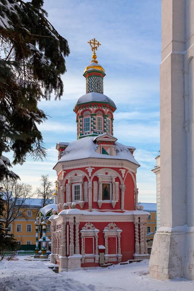 Capela Superior Trindade Sérgio Lavra Sergiev Posad Rússia — Fotografia de Stock