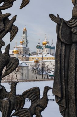 Sergiev Posad 'daki (Rusya) Trinity-Sergius Lavra' nın manzarası)