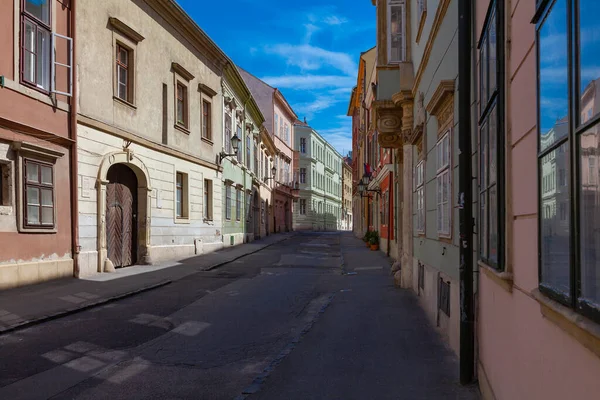 Pittoreska Gatan Gammal Europeisk Stad — Stockfoto