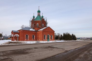 Yaroslavl Bölgesi, Rusya 'nın Elizarovo köyündeki Hayat Veren Üçleme Kilisesi