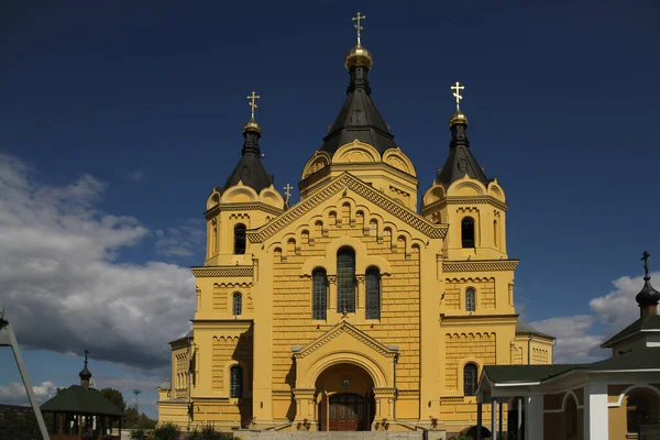 Alexander Nevsky Nueva Catedral Feria Nizhny Novgorod Rusia — Foto de Stock