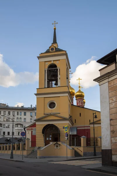 Kirche Des Heiligen Nikolaus Des Wundertäters Auf Schtschepach Moskau Russland — Stockfoto