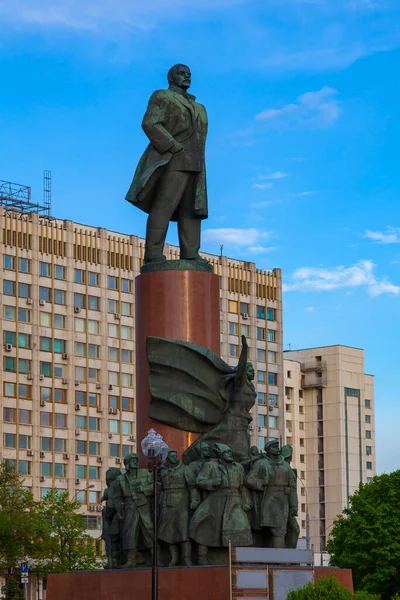 Památník Leninovi Říjnovém Náměstí Moskvě — Stock fotografie