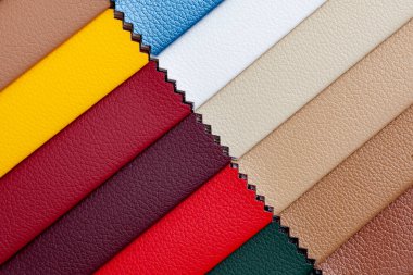 Arkaplan resmi - farklı renkte deri şeritler.